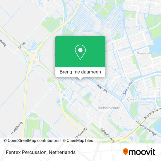 Fentex Percussion kaart