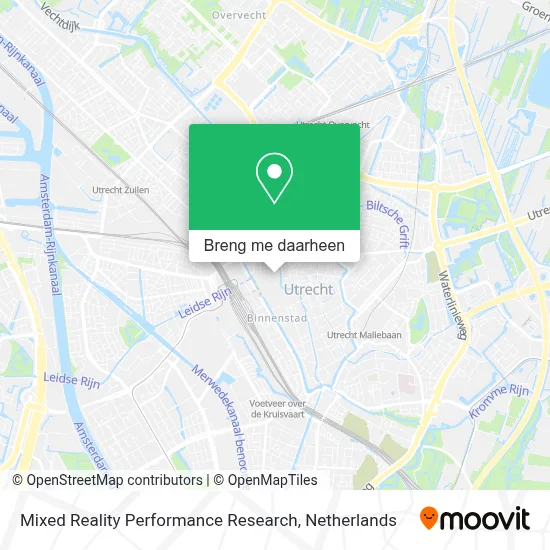 Mixed Reality Performance Research kaart