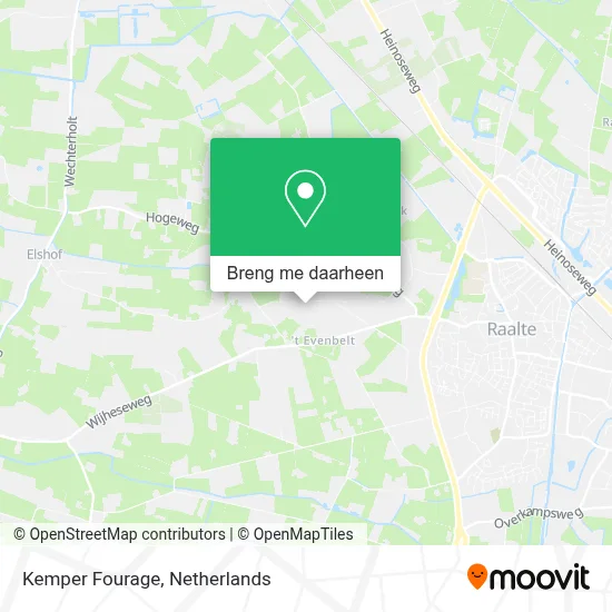 Kemper Fourage kaart