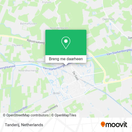 Tanderij kaart