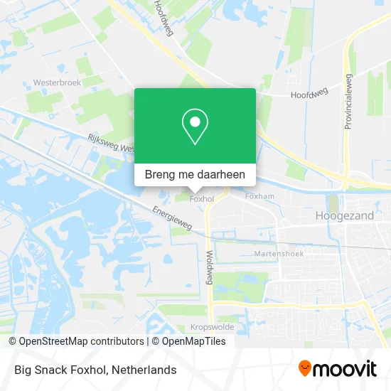 Big Snack Foxhol kaart