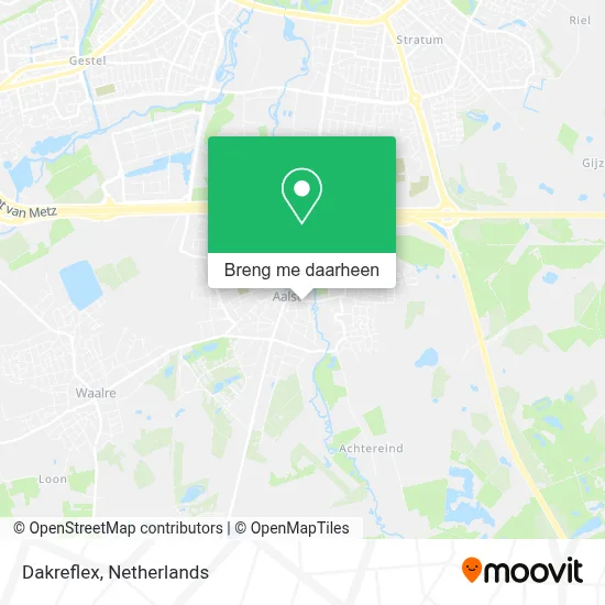 Dakreflex kaart