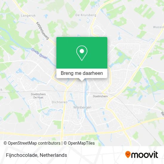 Fijnchocolade kaart