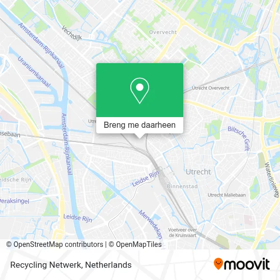 Recycling Netwerk kaart