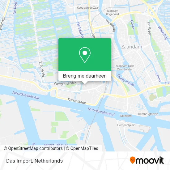 Das Import kaart