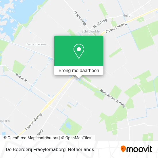 De Boerderij Fraeylemaborg kaart