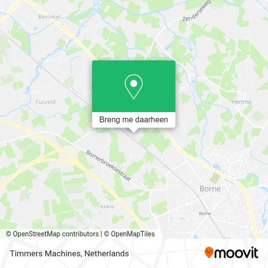 Timmers Machines kaart
