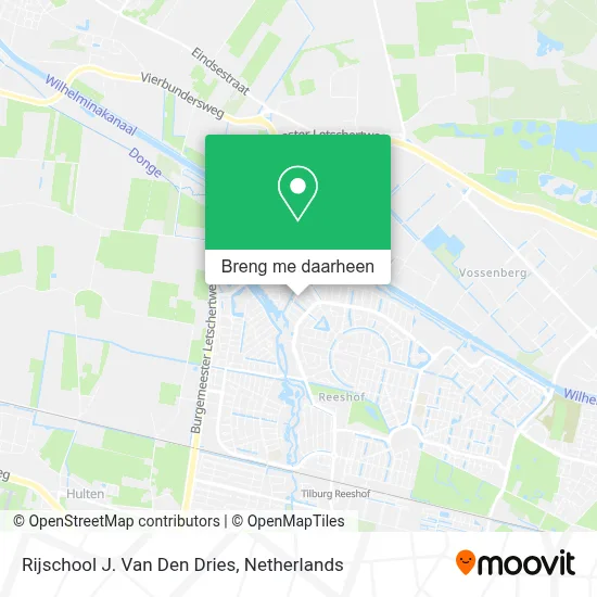 Rijschool J. Van Den Dries kaart