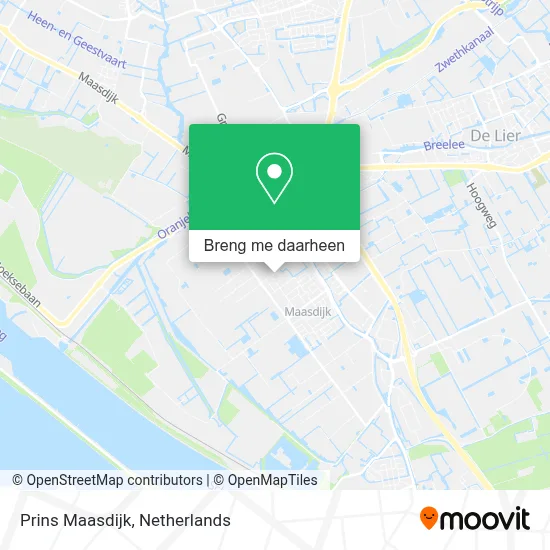 Prins Maasdijk kaart