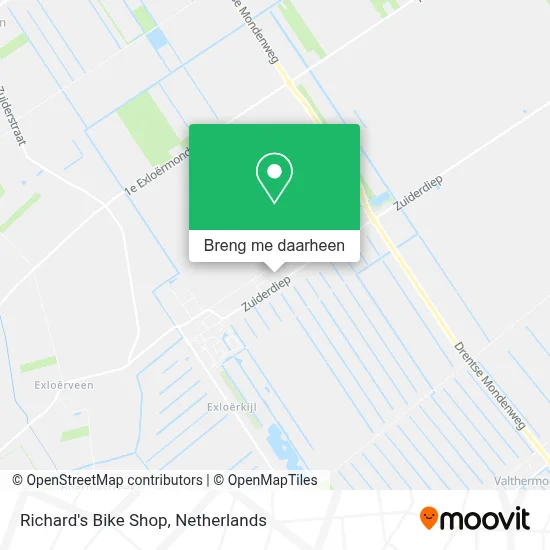 Richard's Bike Shop kaart