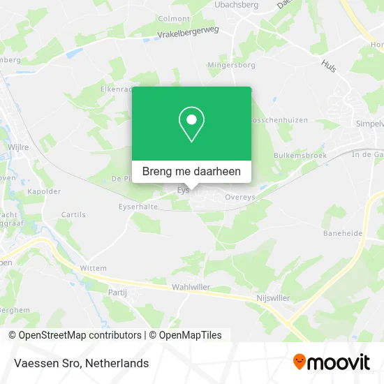 Vaessen Sro kaart