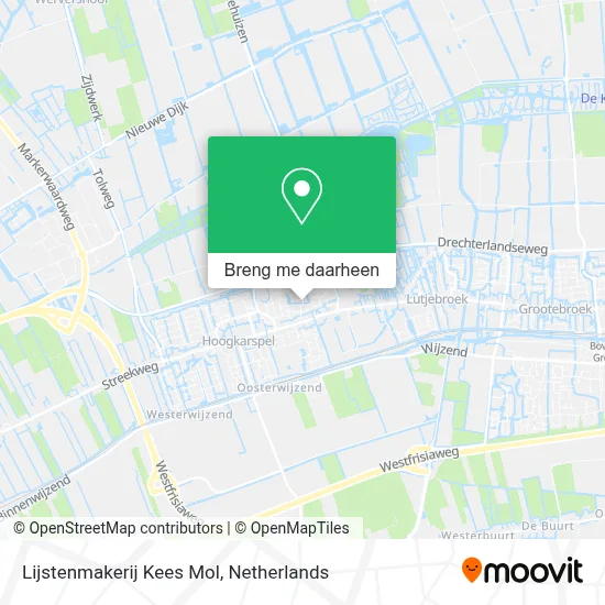 Lijstenmakerij Kees Mol kaart