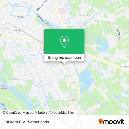 Slukom B.V. kaart