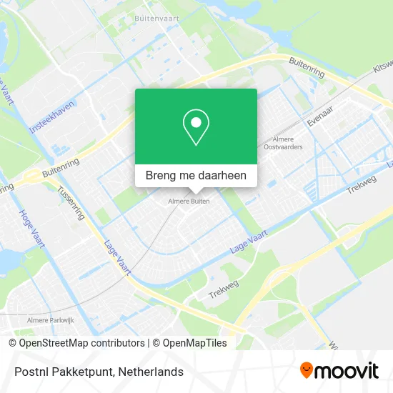 Postnl Pakketpunt kaart