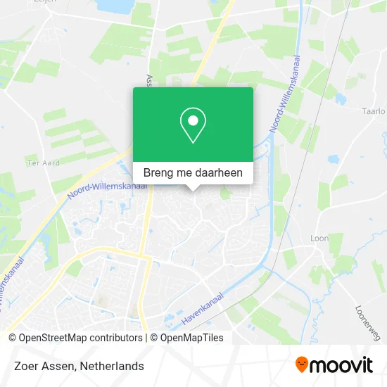Zoer Assen kaart