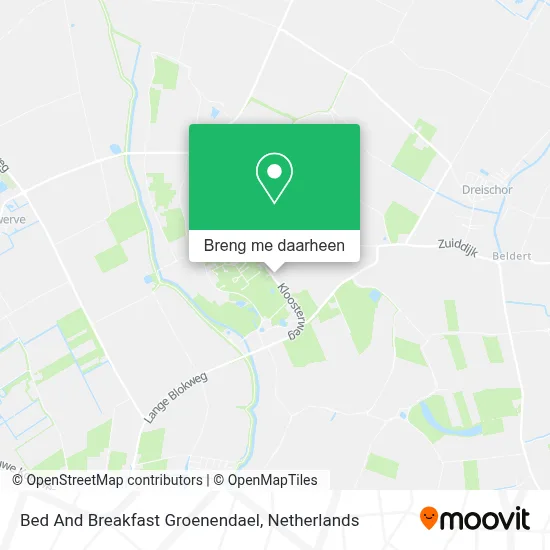 Bed And Breakfast Groenendael kaart