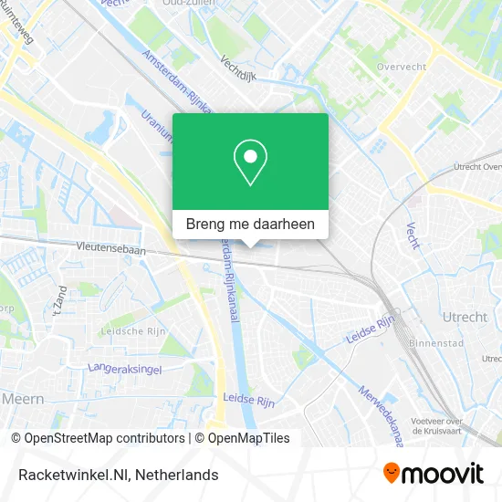 Racketwinkel.Nl kaart