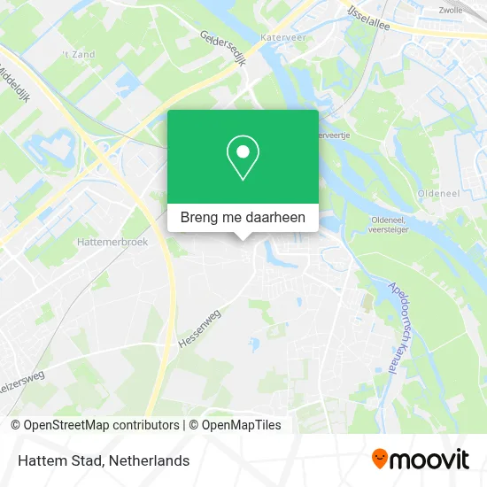 Hattem Stad kaart