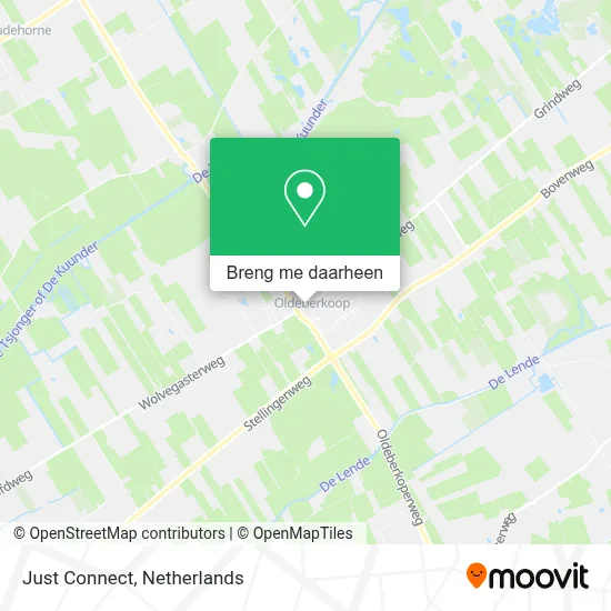 Just Connect kaart