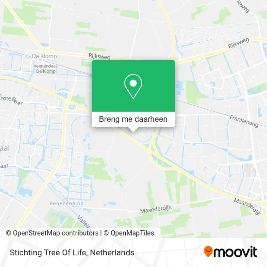 Stichting Tree Of Life kaart