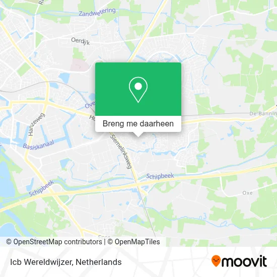 Icb Wereldwijzer kaart
