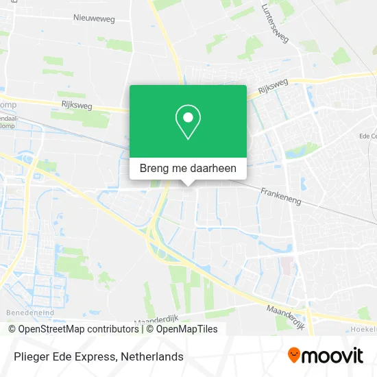 Plieger Ede Express kaart