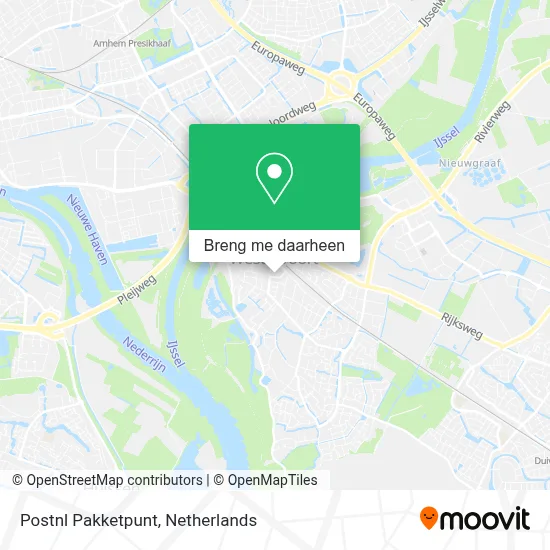Postnl Pakketpunt kaart