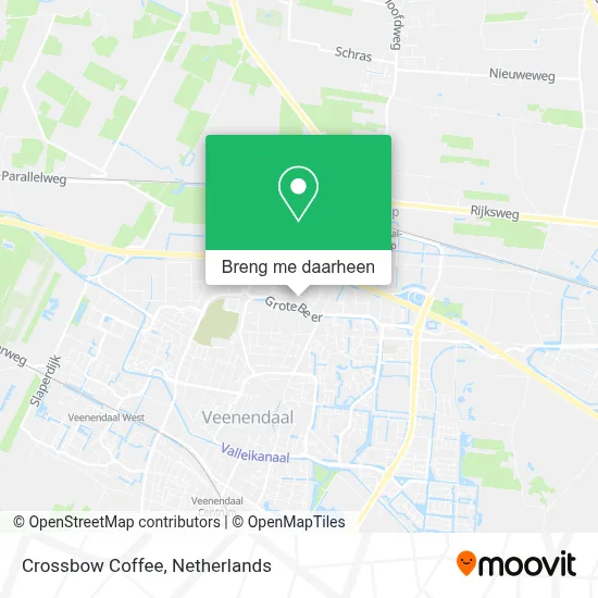 Crossbow Coffee kaart