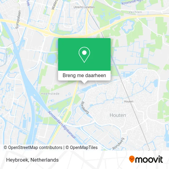 Heybroek kaart