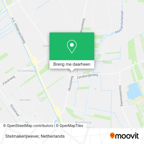 Stelmakerijwever kaart