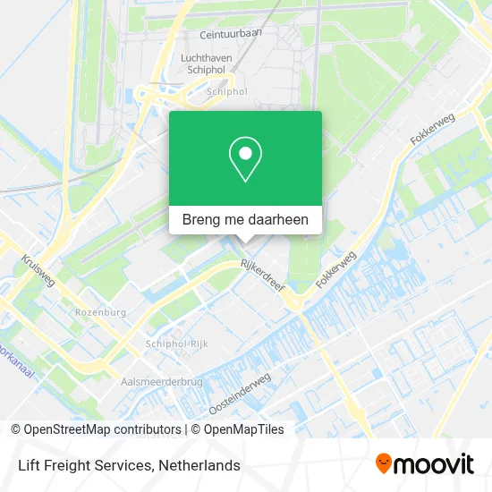Lift Freight Services kaart