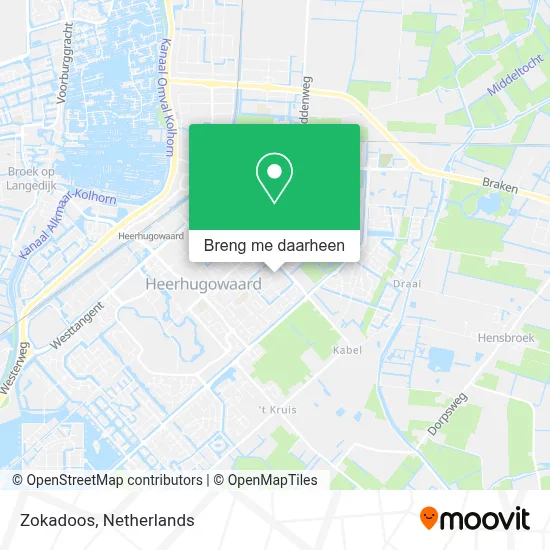Zokadoos kaart