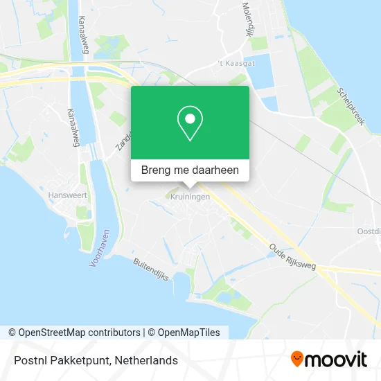 Postnl Pakketpunt kaart