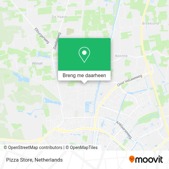 Pizza Store kaart