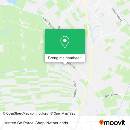 Vinted Go Parcel Shop kaart
