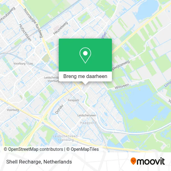 Shell Recharge kaart