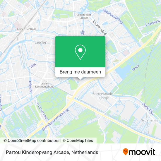Partou Kinderopvang Arcade kaart