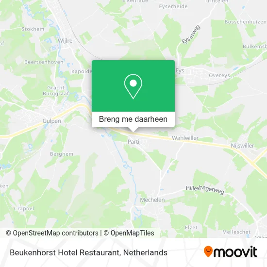Beukenhorst Hotel Restaurant kaart