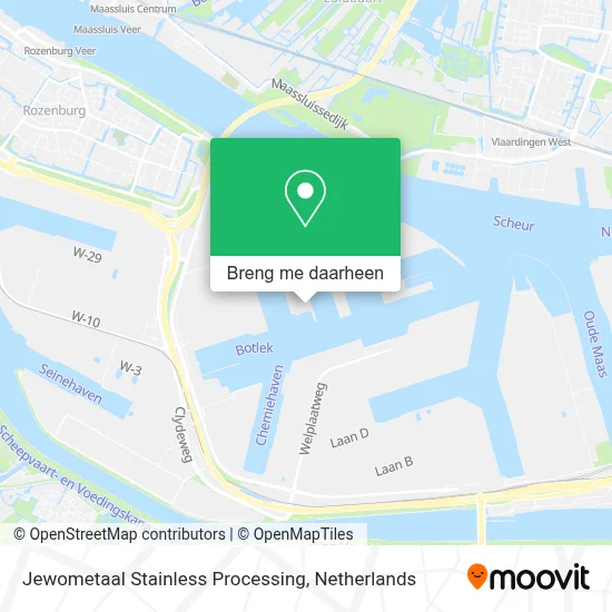 Jewometaal Stainless Processing kaart