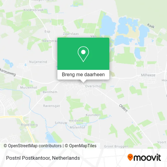 Postnl Postkantoor kaart