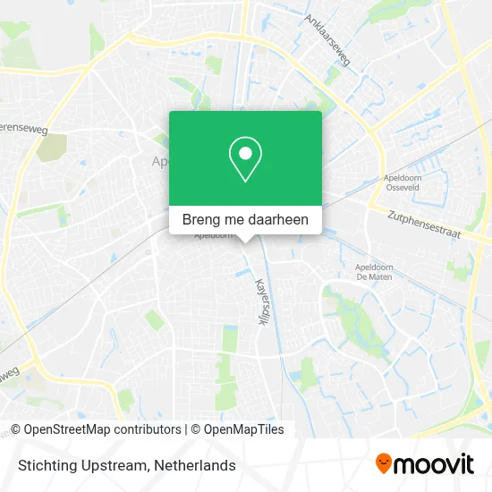 Stichting Upstream kaart
