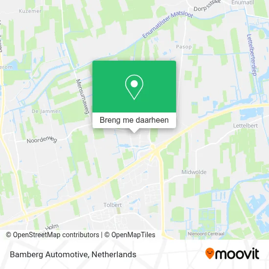 Bamberg Automotive kaart