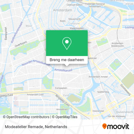 Modeatelier Remade kaart