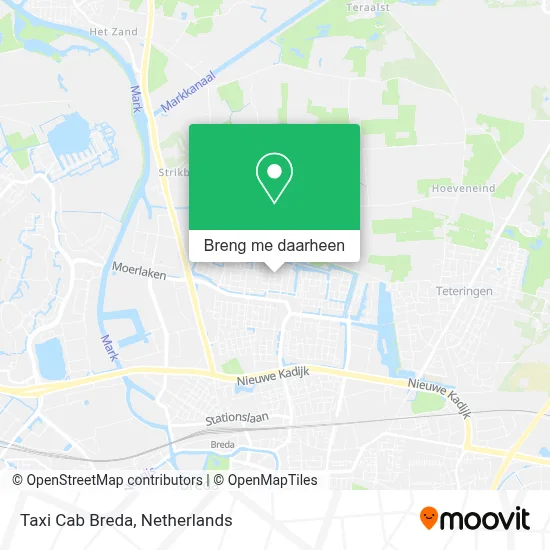 Taxi Cab Breda kaart
