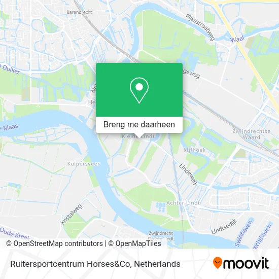 Ruitersportcentrum Horses&Co kaart