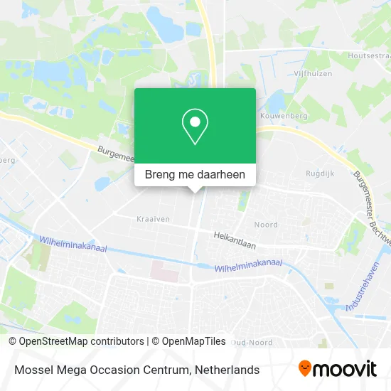 Mossel Mega Occasion Centrum kaart