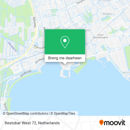 Restobar West 72 kaart