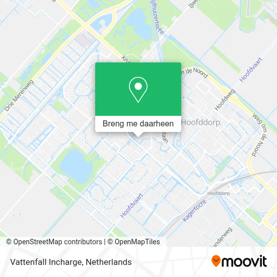 Vattenfall Incharge kaart