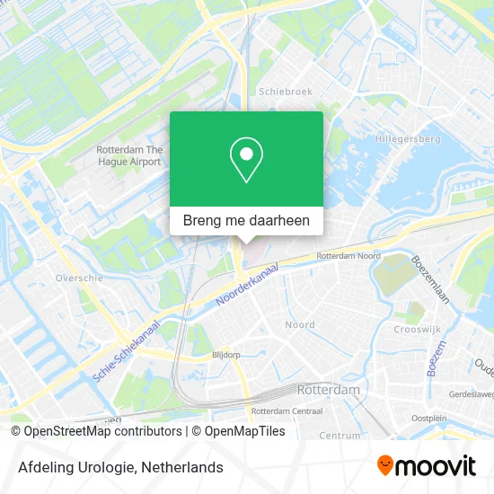 Afdeling Urologie kaart