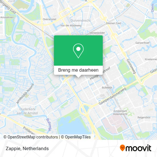 Zappie kaart